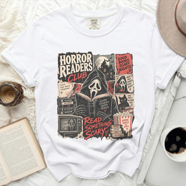 Horror Readers Club Tee in White