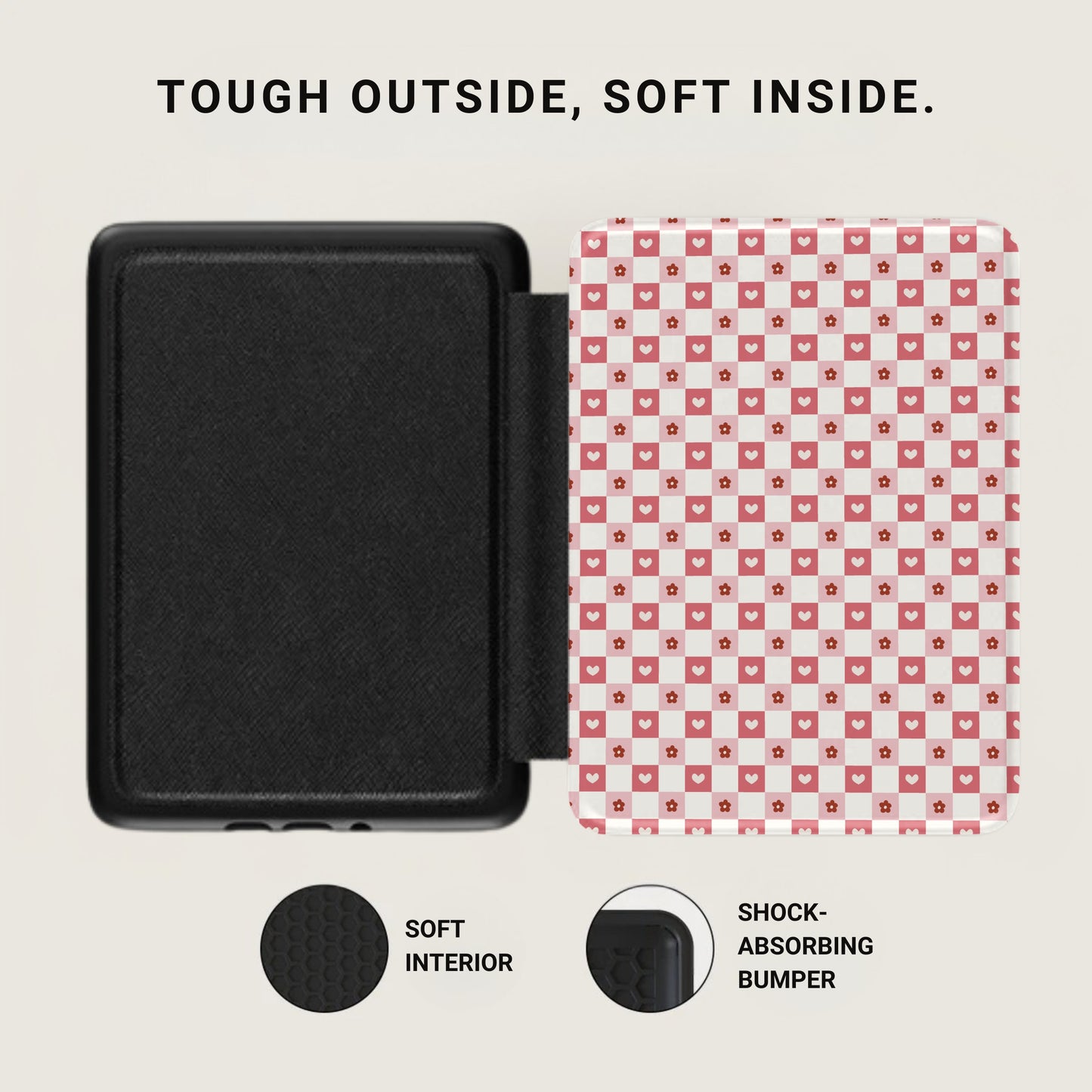 Tough Outside Soft Inside Shock-Absorbing Bumper Case