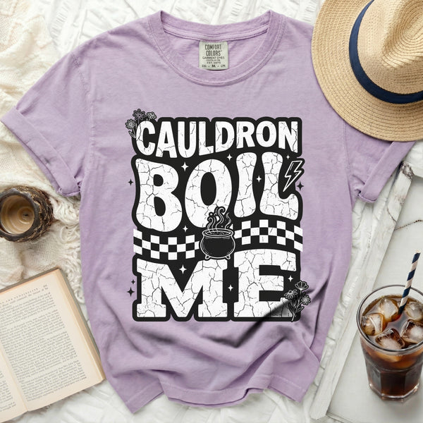 Cauldron Boil Me Vintage Tee in Orchid