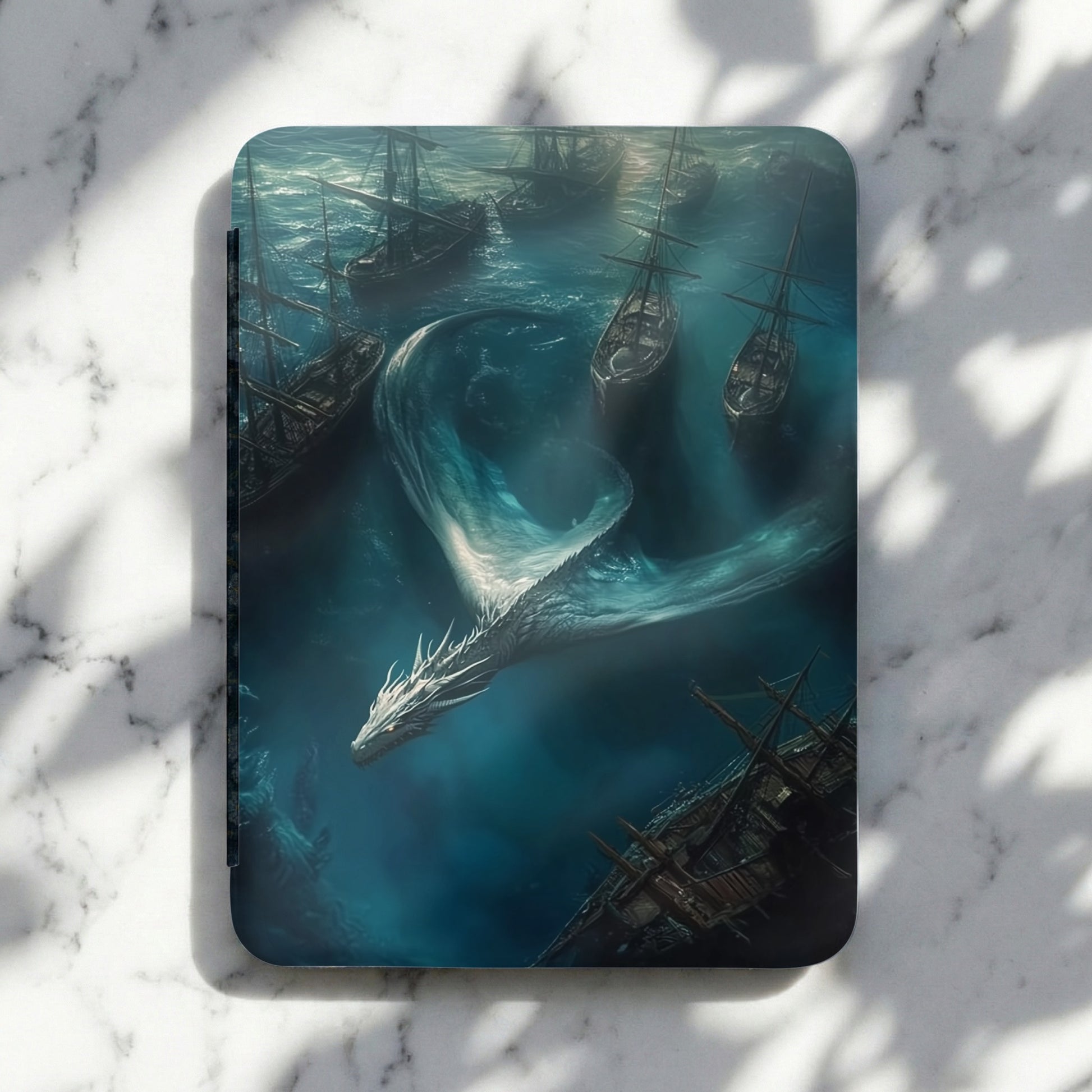 Majestic Sea Dragon Ancient Vessels Ocean Art product type