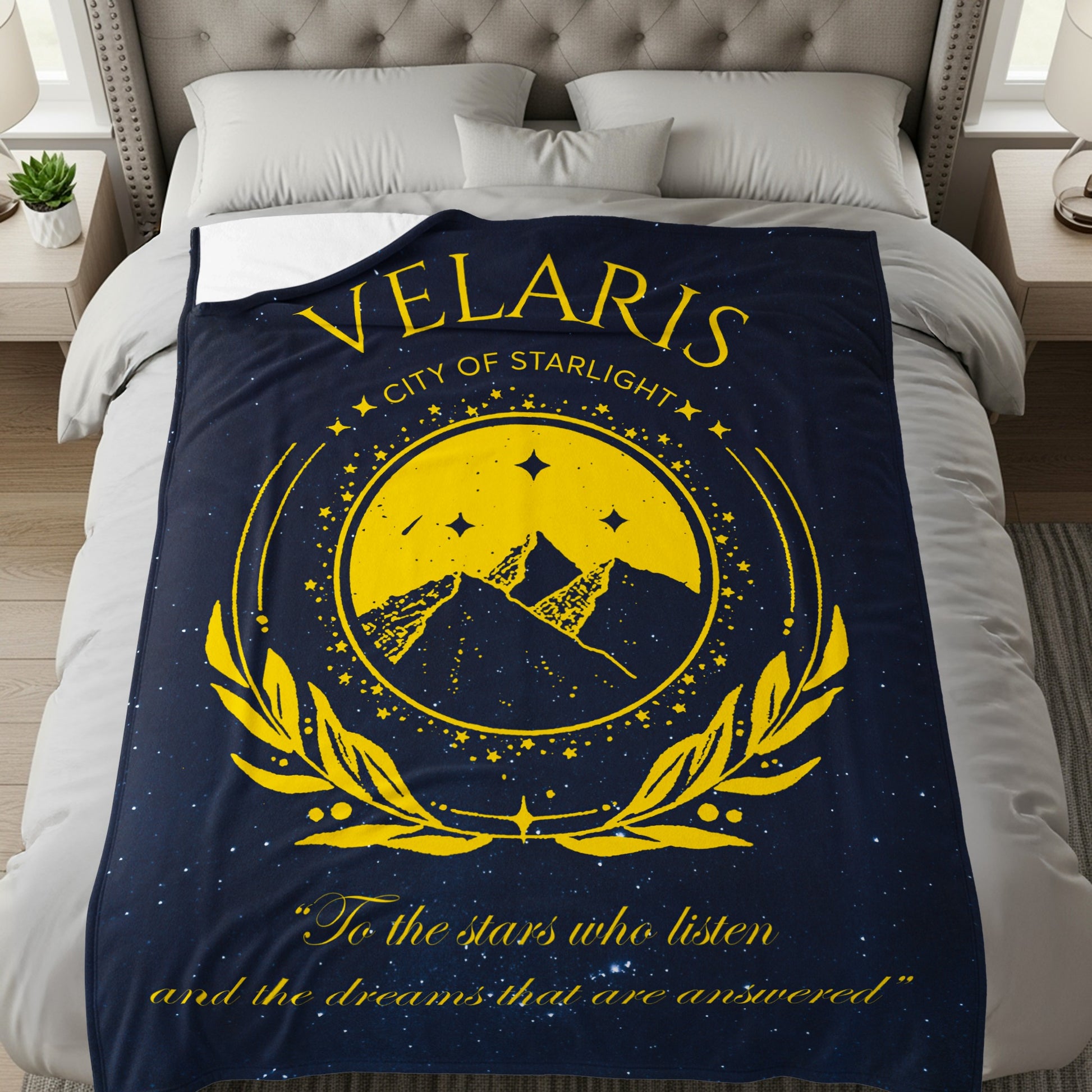 Velaris City of Starlight To the stars who listen blanket