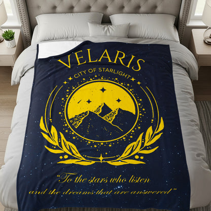 Velaris City of Starlight To the stars who listen blanket
