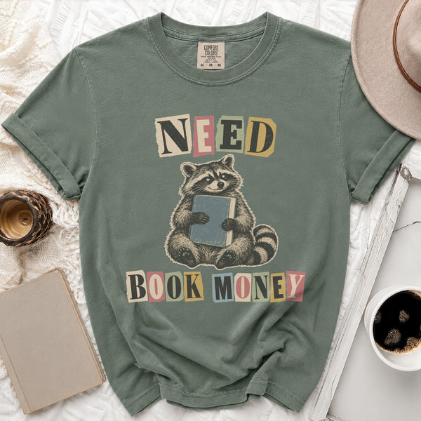 Need Book Money Tee in Moss