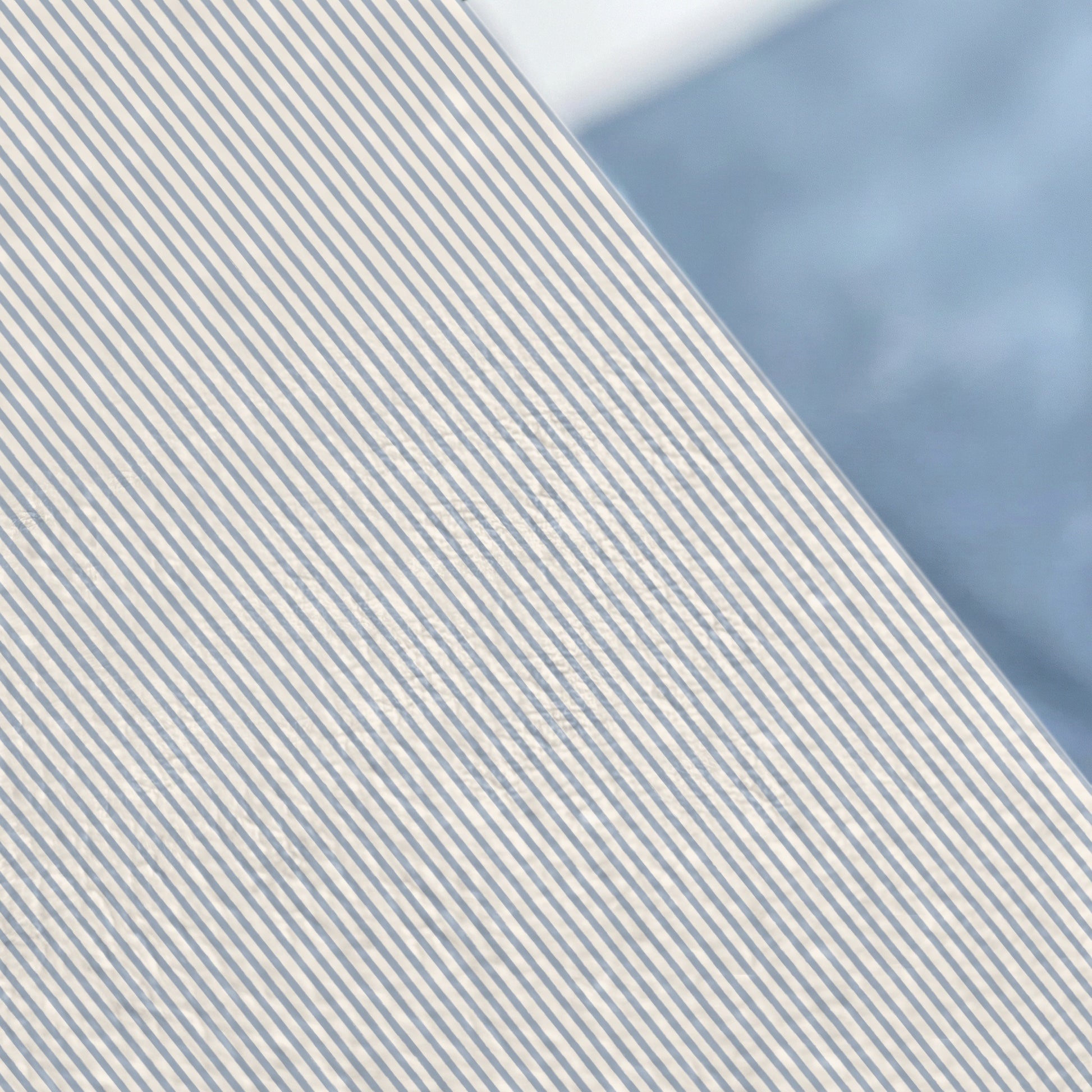 Blue and White Diagonal Striped Patterned Product