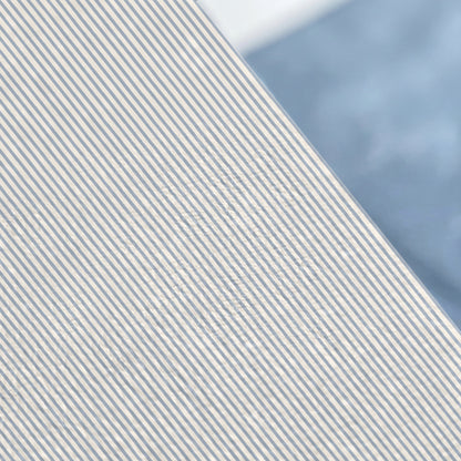 Blue and White Diagonal Striped Patterned Product