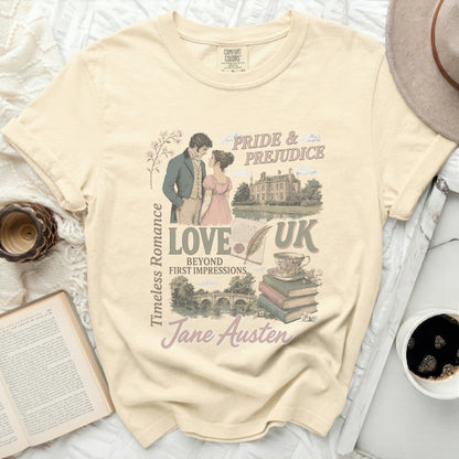 Pride & Prejudice UK LOVE by Jane Austen, Timeless Romance.