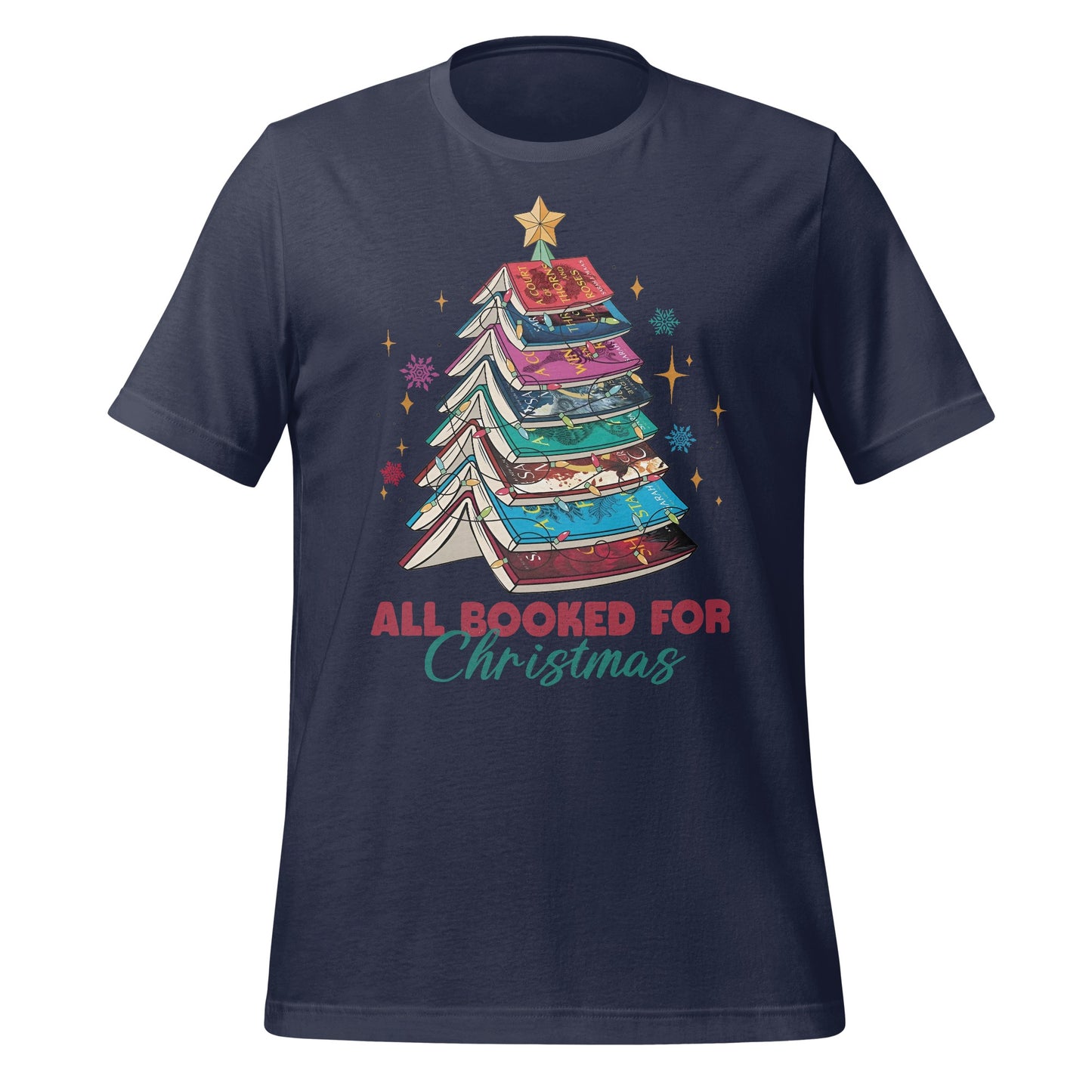 All Booked For Christmas Graphic T-shirt