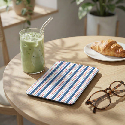 Striped Patterned Tablet Sleeve with Colorful Design
