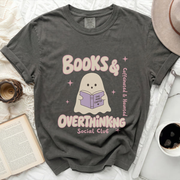 Overthinking Ghost Tee in Pepper