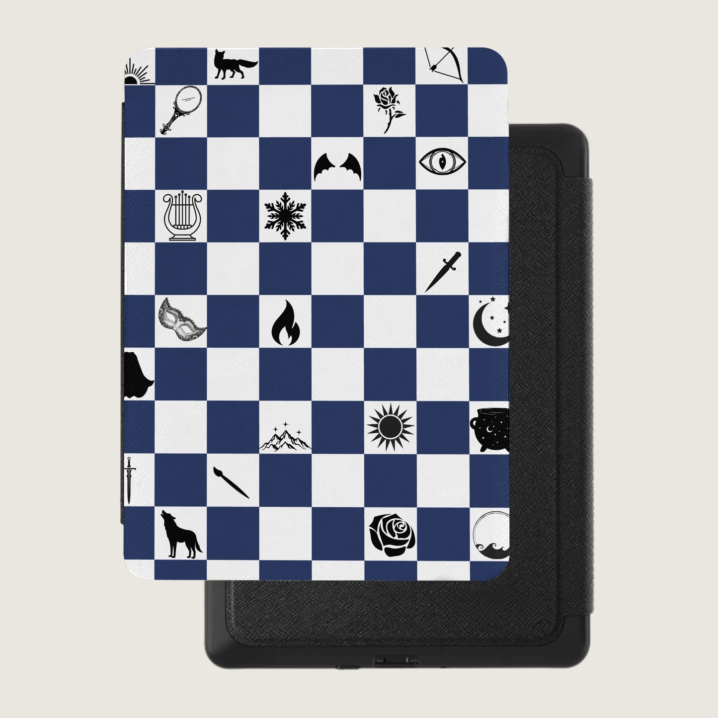Whimsical Arcane Symbols Checkerboard Pattern product type