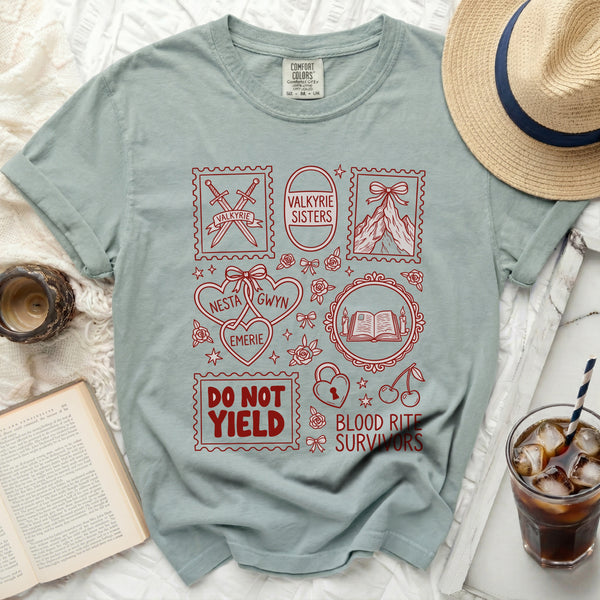 Valkyrie Sisters Tee in Bay