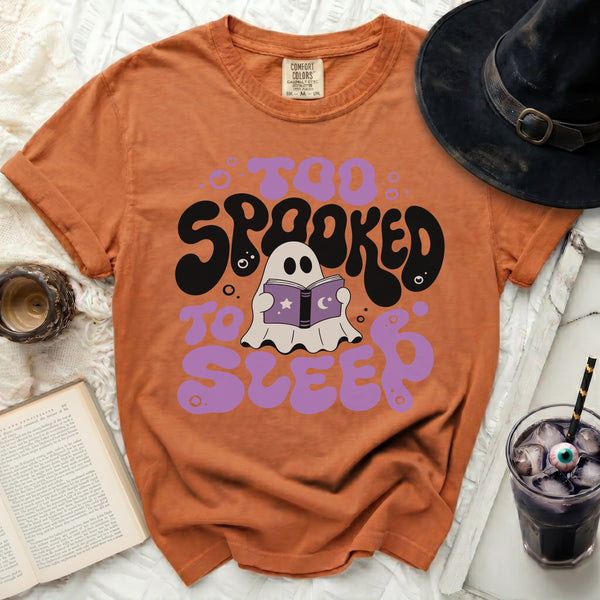 Too Spooked Tee in Yam