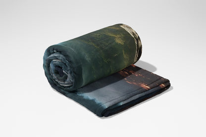 Cozy Unique Nature Print Blanket for Home Décor