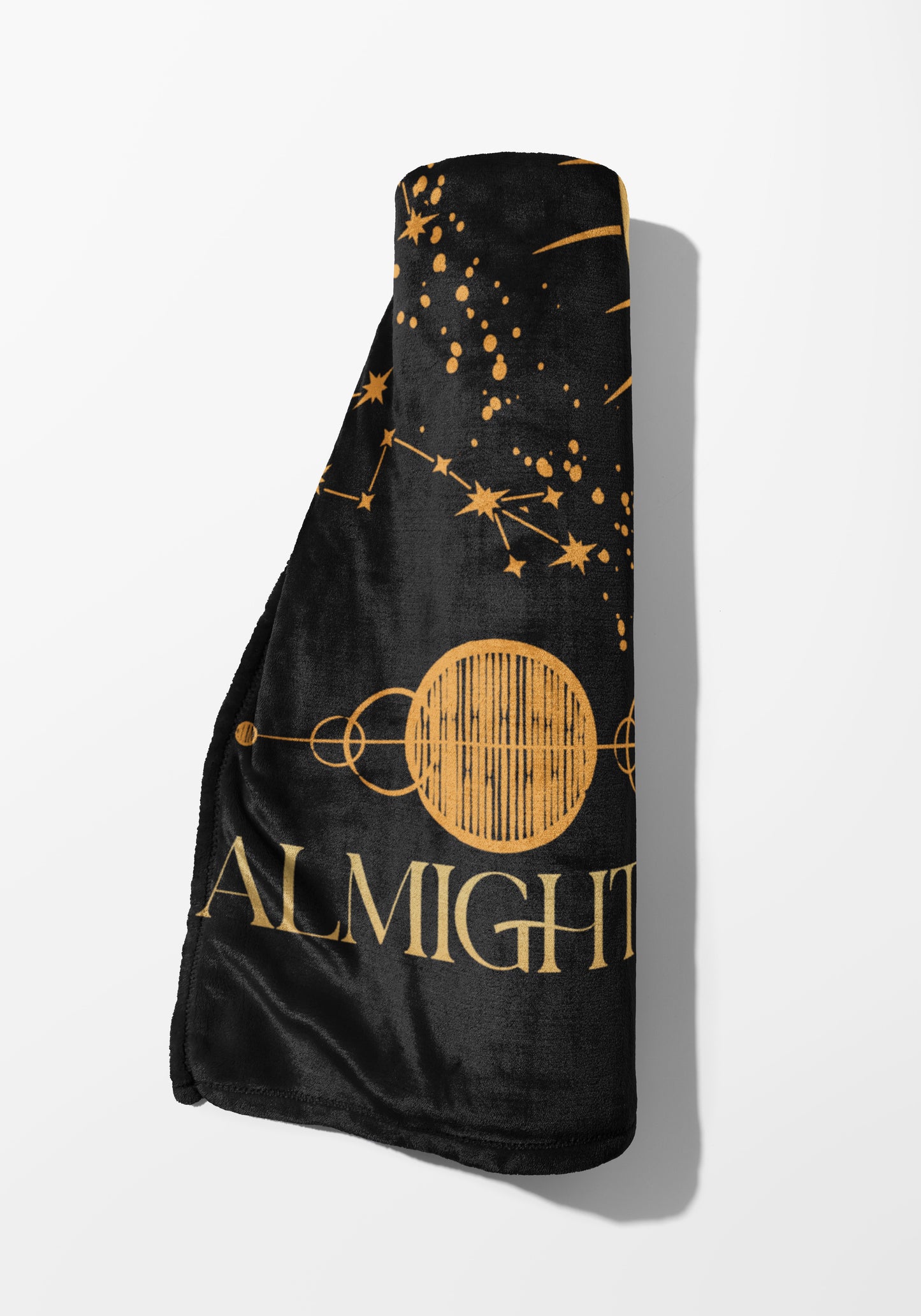 Cosmic Constellation and Planet Design Throw Blanket