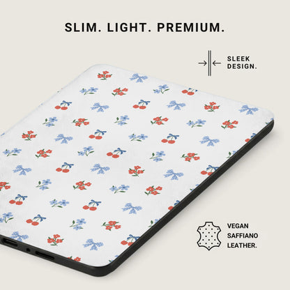 Slim Light Premium Sleek Design Vegan Saffiano Leather