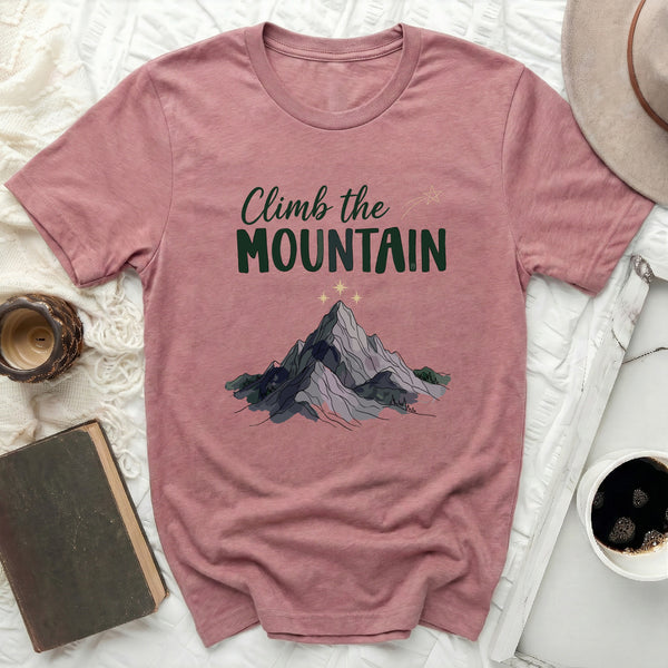 Shooting Star Summit Tee in Heather Mauve