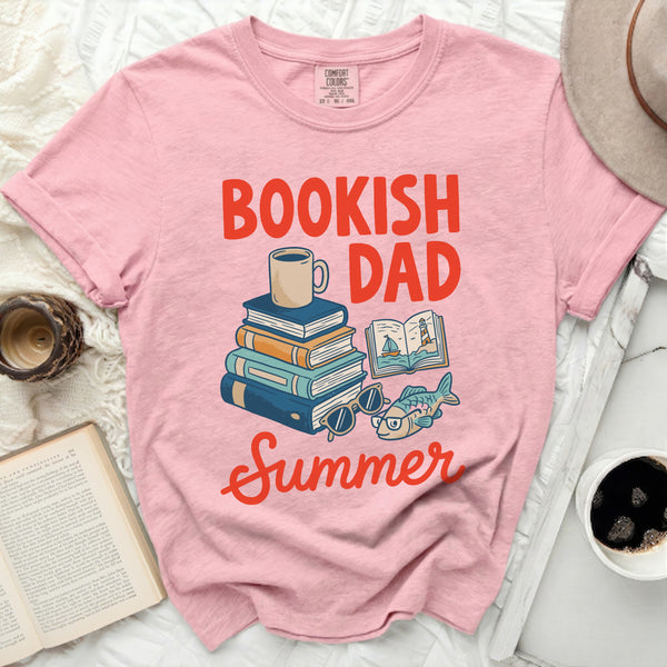 Bookish Dad Summer Tee in Blossom