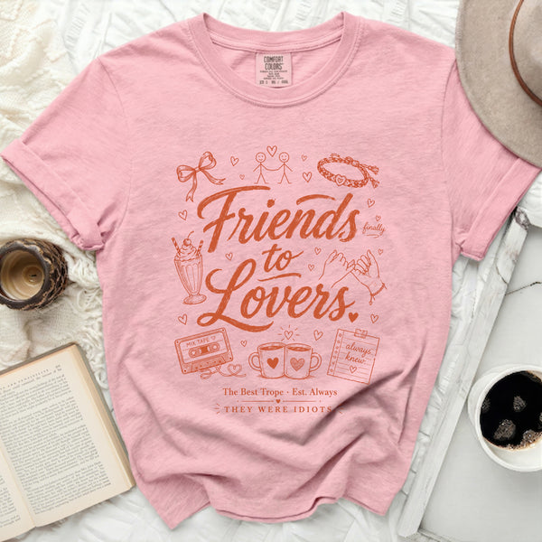 Friends to Lovers Story Tee in Blossom