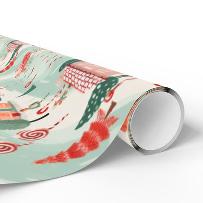 Candy Cane Lane Wrapping Paper