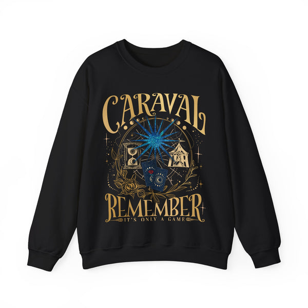 Caraval Only a Game Sweatshirt in Black