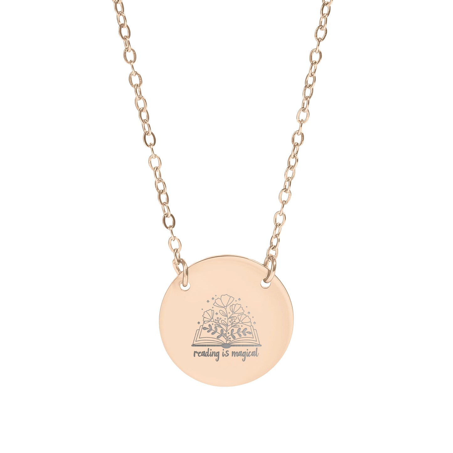 Reading is Magical Pendant Statement Necklace