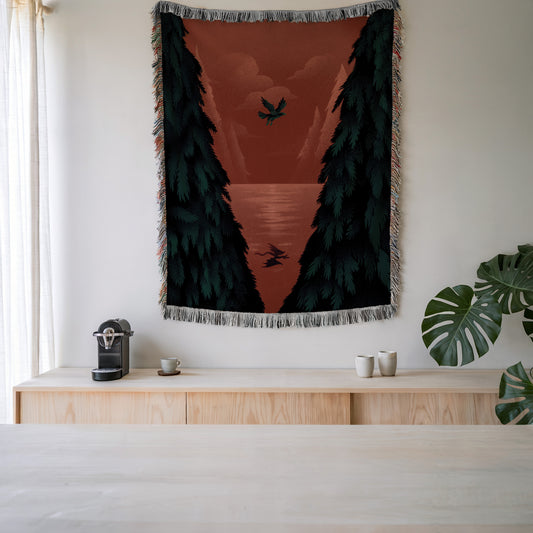 Heir of Fire Woven Throw Blanket