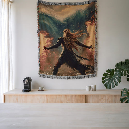 Epic Fantasy Aelin Woven Book Blanket