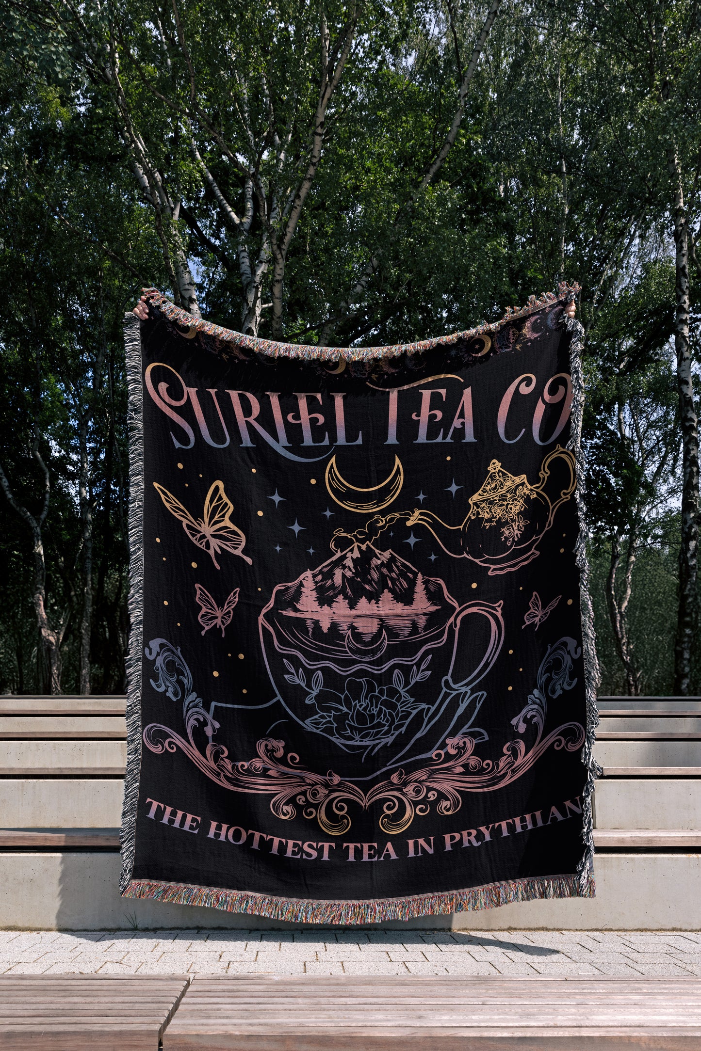 Suriel Tea Co. Woven Blanket