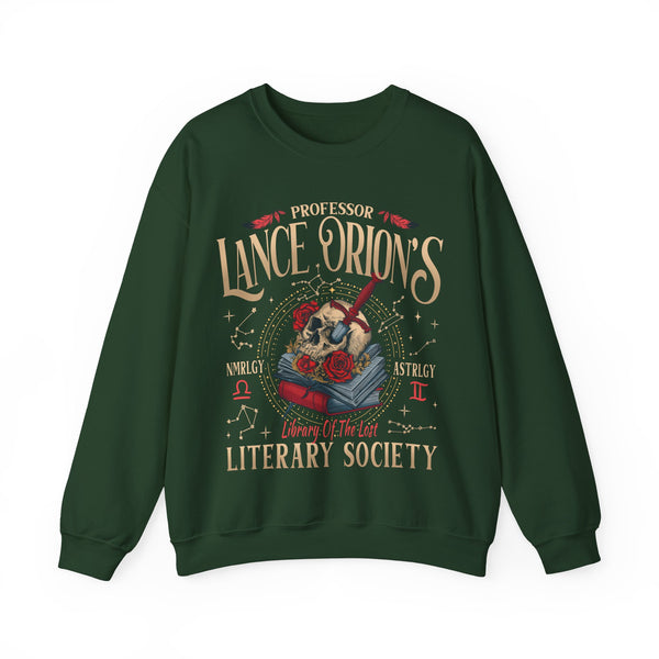 Lance Orion Literary Sweater in Forest Green