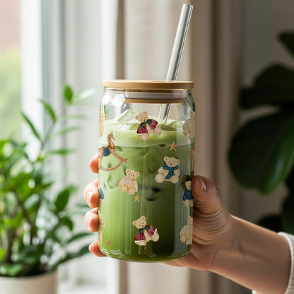 Adorable Bear Themed Reusable Drinking Container