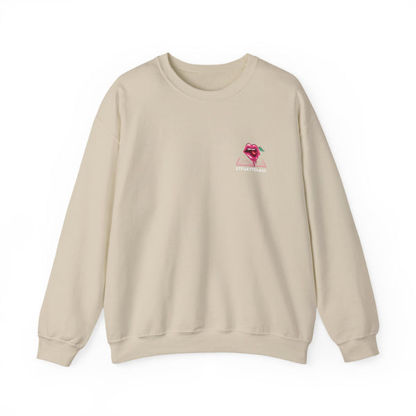 SMUT SLUT Sweatshirt in Sand
