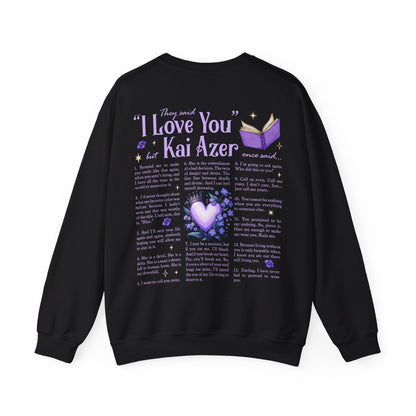 Kai Azer “I Love You” Sweatshirt