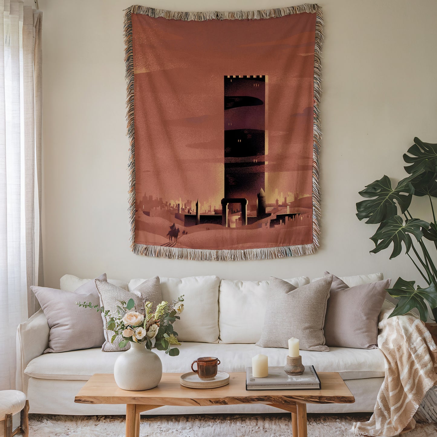 Tower of Dawn Woven Blanket