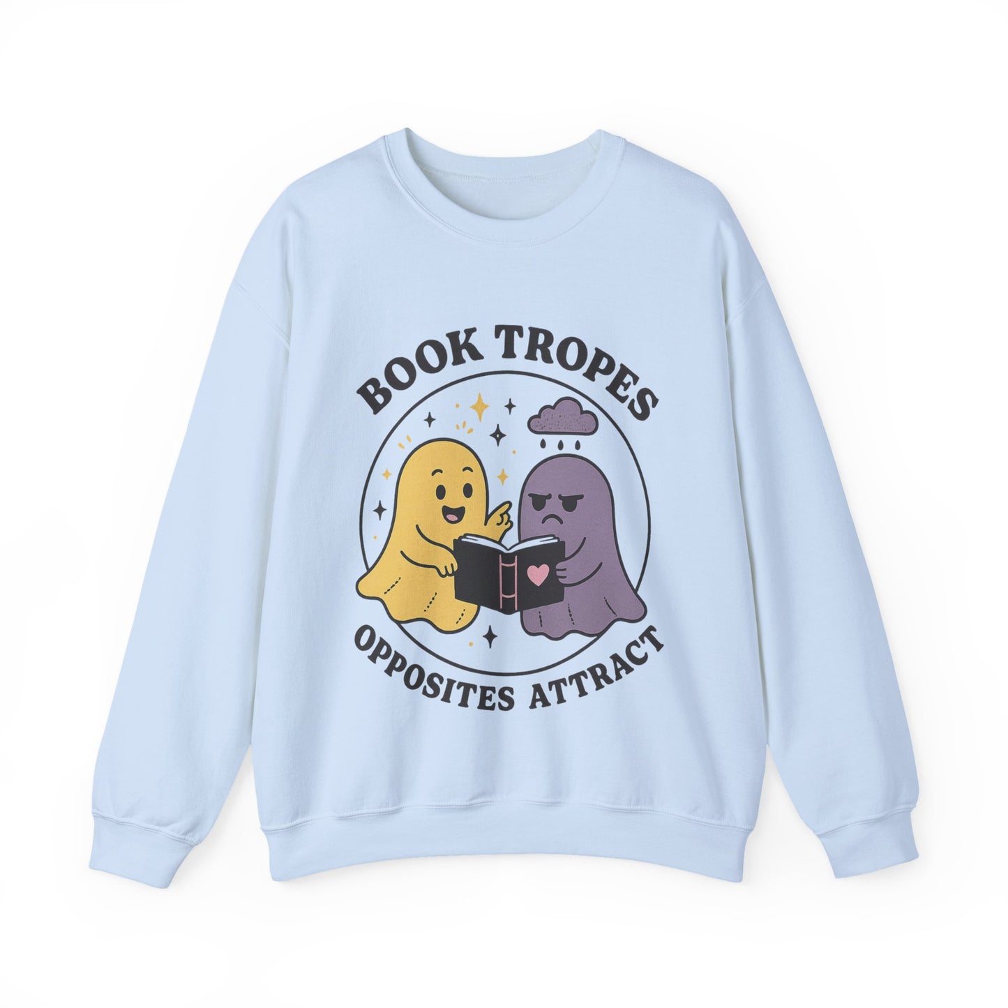 Book Tropes Opposites Attract Sweatshirt