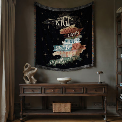 ACOTAR Courts Woven Blanket