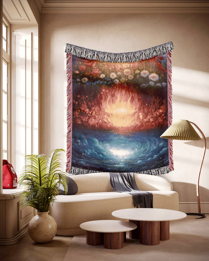 Feyre's Painted Dresser Woven Blanket