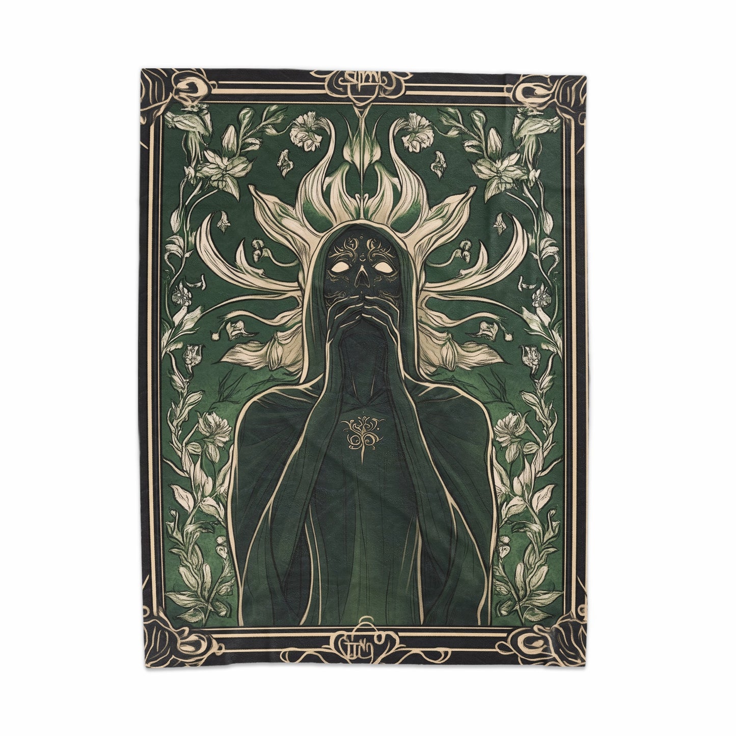 Mystical Floral Pattern Art Design Wall Hanging