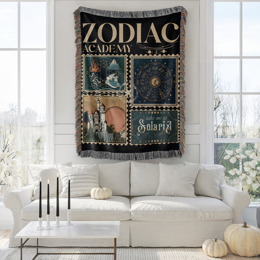Stamp Zodiac Academy Blanket
