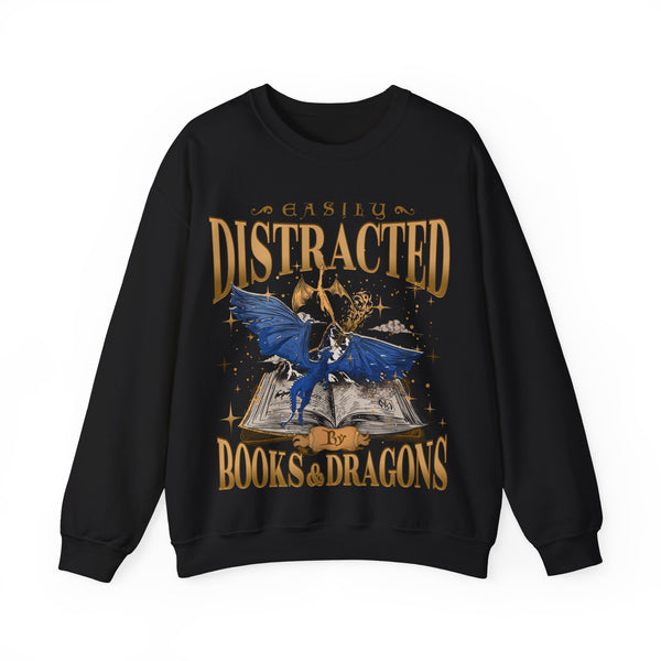 Easily Distracted Sweatshirt in Black