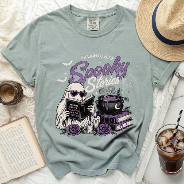 Spooky Ghost Tee in Bay