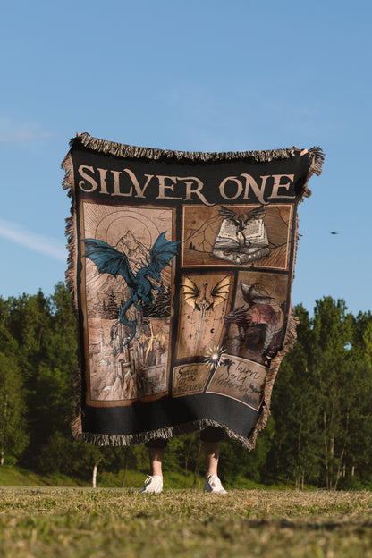 Fourth Wing Silver One Blanket