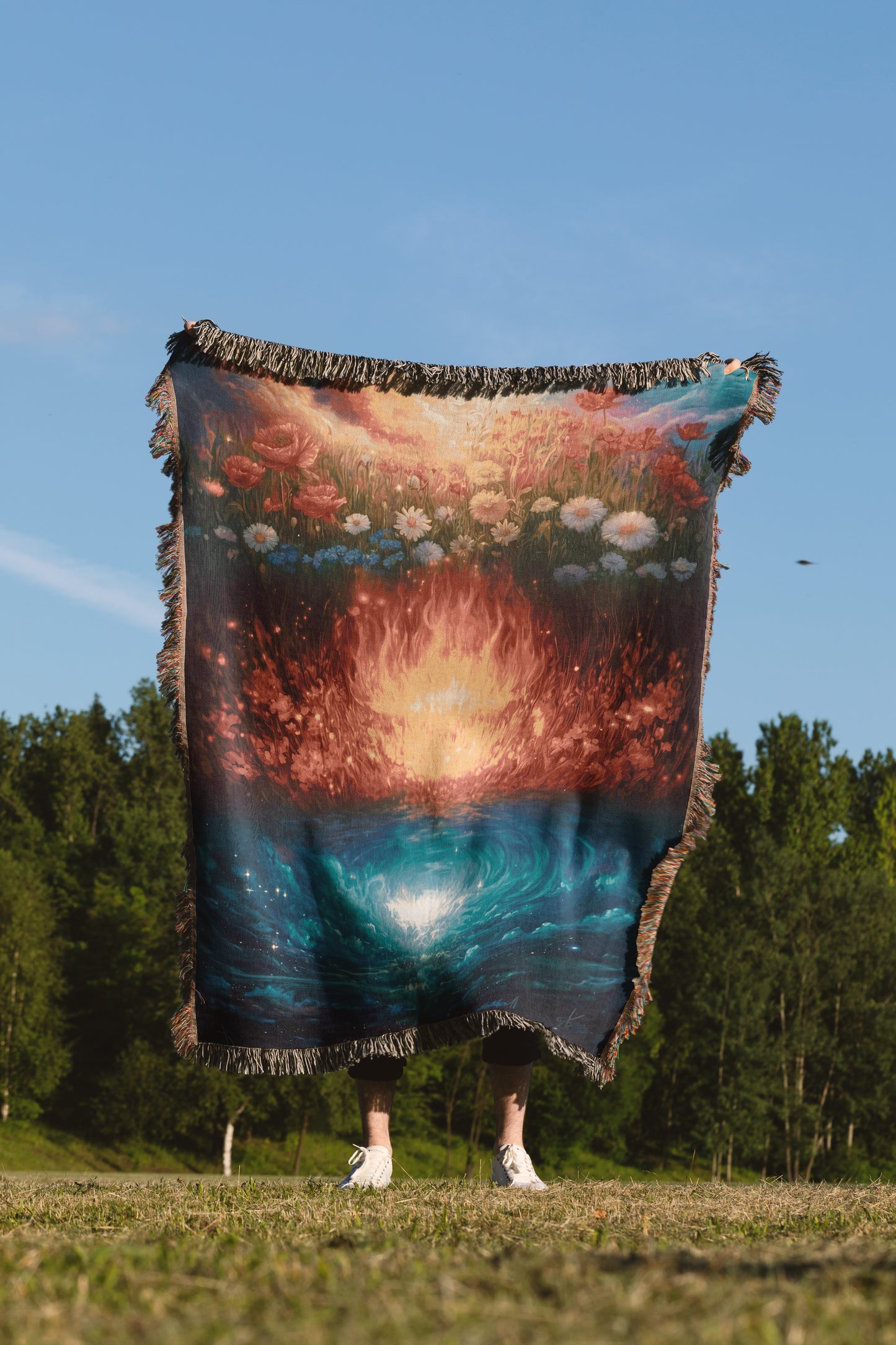 Feyre's Painted Dresser Woven Blanket