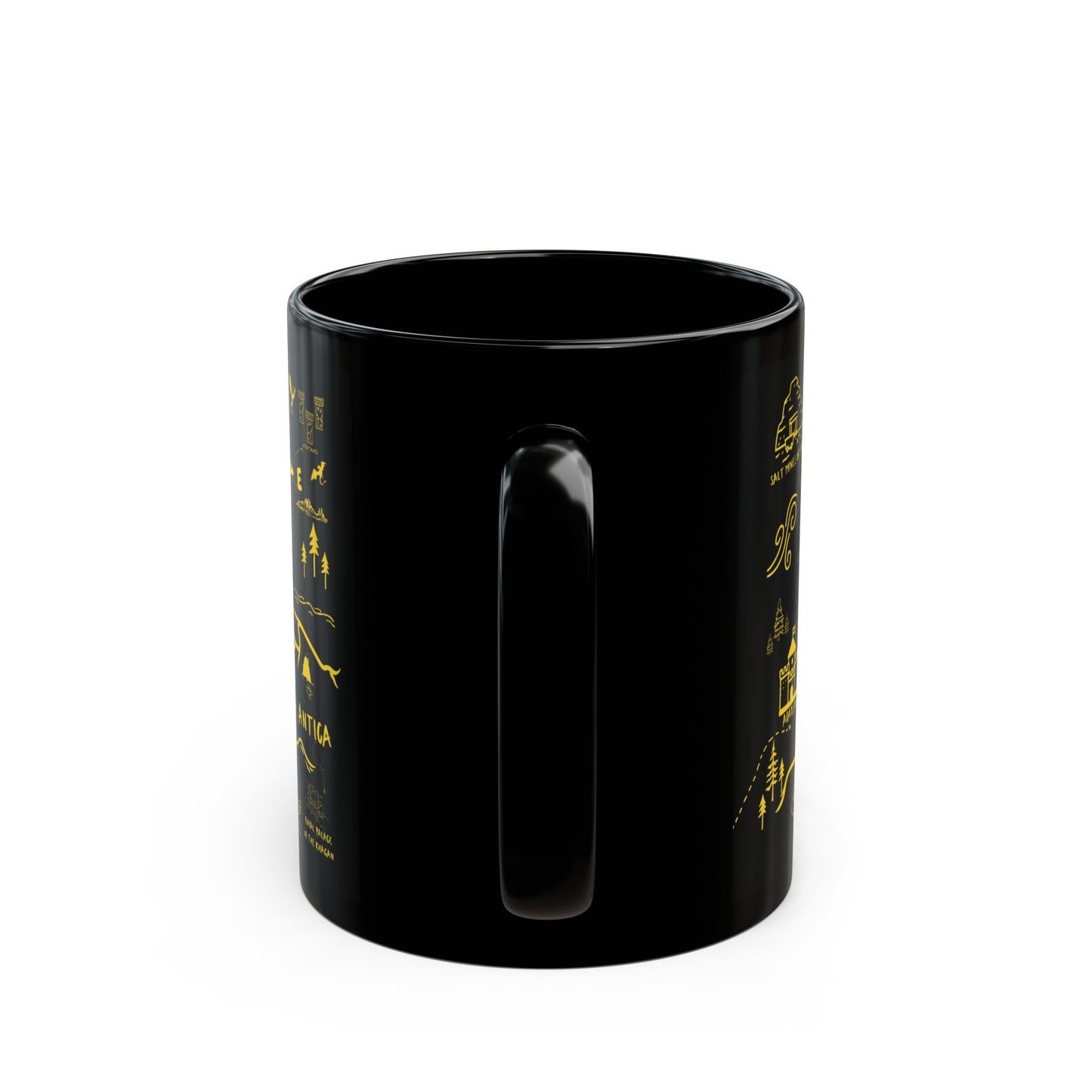 Black Throne of Glass Map Mug