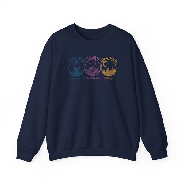 Sarah J. Maas Universe Sweatshirt in Navy