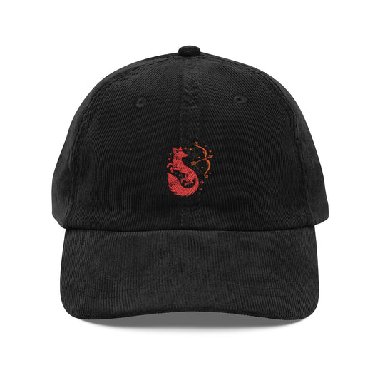 Little Fox Archer - Vintage Corduroy Cap
