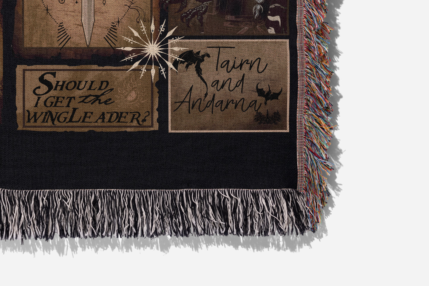 Fourth Wing Silver One Blanket