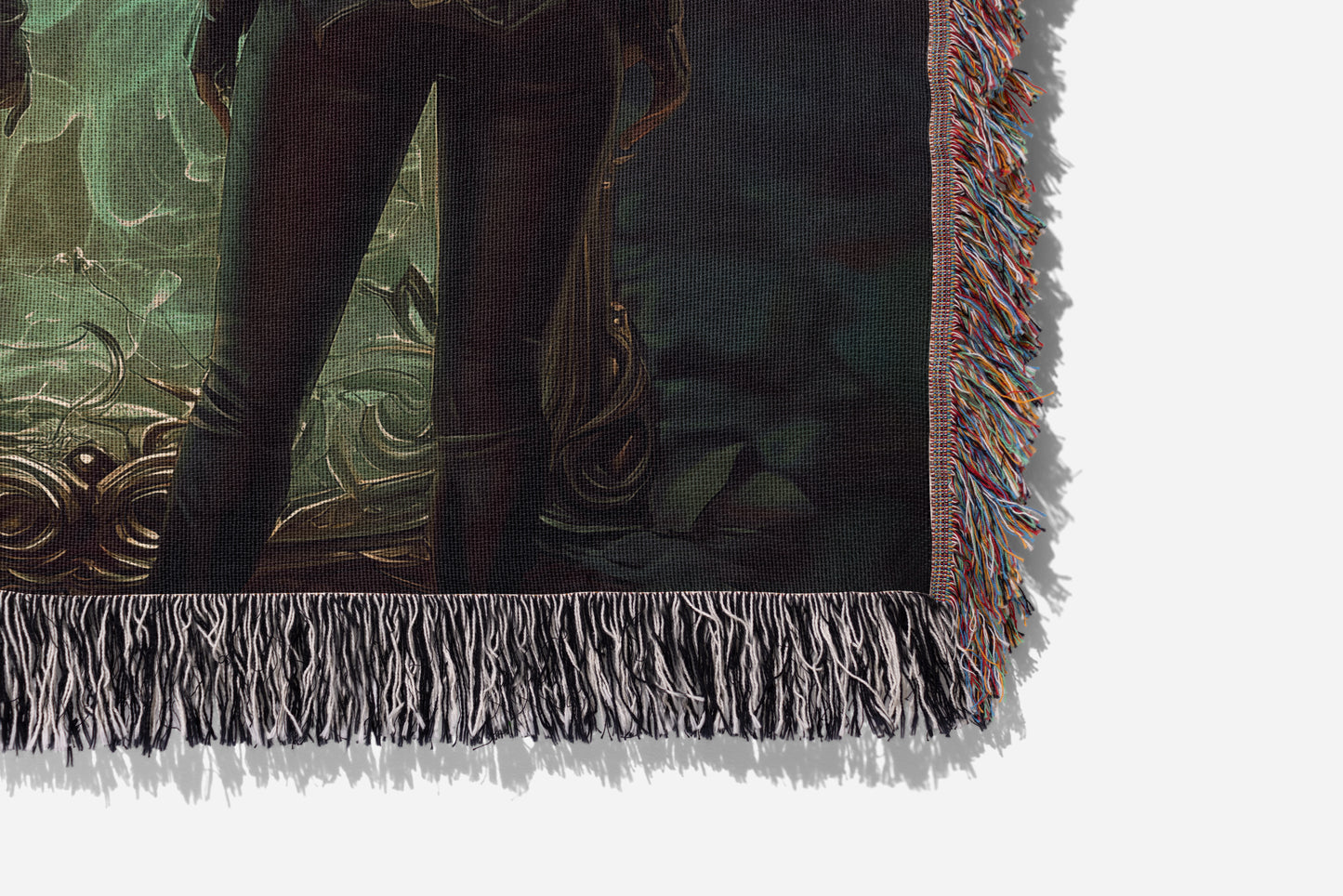 Bookish Fantasy Mirror Scene Blanket