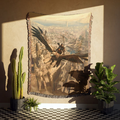 Soar with the rukhin Woven Blanket