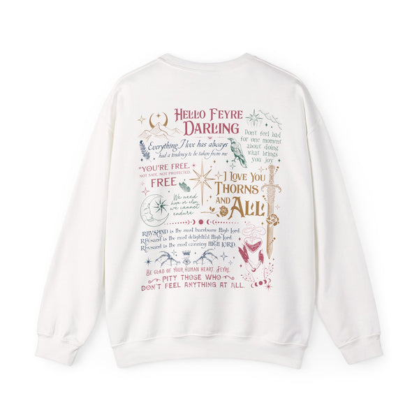 Feyre Darling Sweatshirt in White