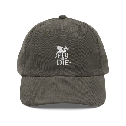 Fly or Die - Vintage Corduroy Cap